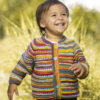 Модель 21027 Детский кардиган Austermann Bio Cotton Color