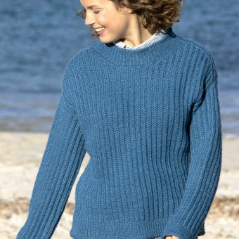Rebecca № 94 Модель 14 Женский вязаный джемпер из пряжи Austermann Maxin Merino & Seide Цвет 11