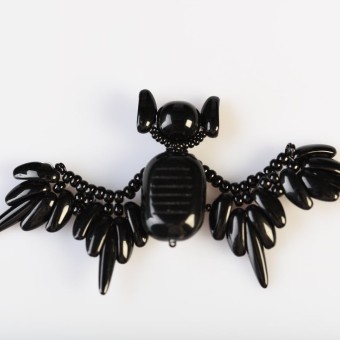 атмосферная брошь Bat — handmade проект от Прециоза Орнела