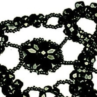 украшение в стиле luxury — ожерелье For the Queen of the Ball из бисера и бусин