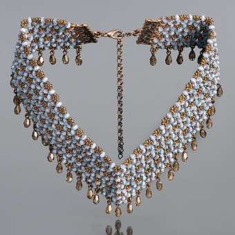 украшение из бисера Preciosa Ornela Fire Polished Beads