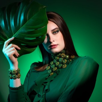 браслет Pistachio Wonder — зелёная роскошь из бисера своими руками