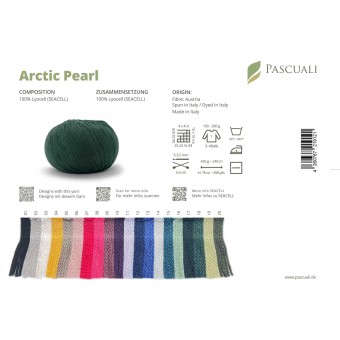полная палитра цветов и оттенков пряжи Pascuali Arctic Pearl
