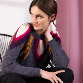 Вам понадобятся пряжа Pascuali Balayage 80 % альпака, 20 % натуральная шерсть