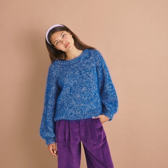 Широкий свитер Viola by Permin цв. 889203