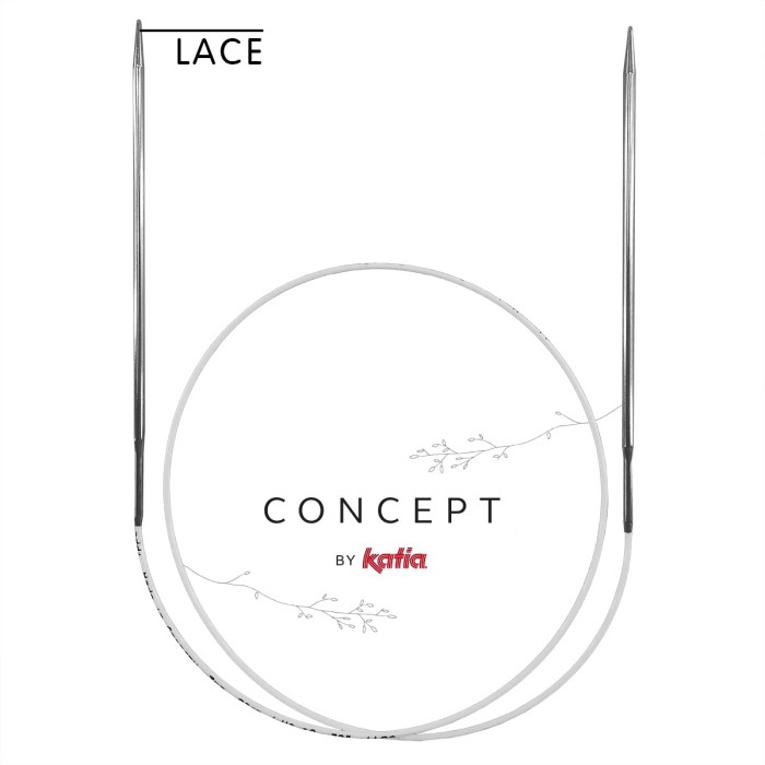 Купить спицы круговые супергладкие 🥢 CONCEPT BY KATIA Lace №5, 40 см в Калининграде в интернет-магазине 🧡 Любимое Творчество