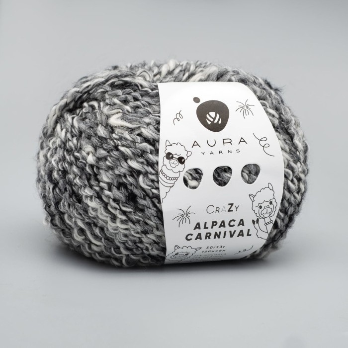 Купить пряжу Aura Yarns Crazy Alpaca Carnival оттенок 12.008 Volcano в Калининграде