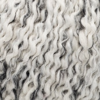 Цвет пряжи Aura Yarns Crazy Alpaca Carnival оттенок 12.007 White Noise, крупно