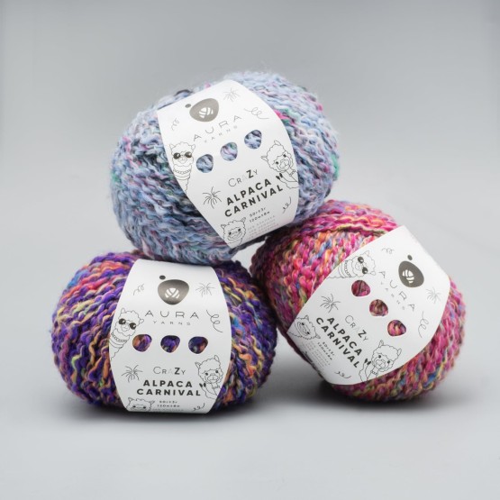 Пряжа Aura Yarns Crazy Alpaca Carnival (Россия)