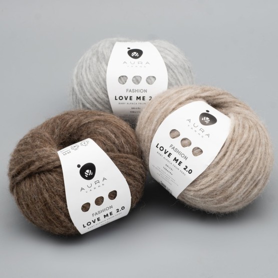 Пряжа Aura Yarns Fashion Love Me 2.0 (Россия)