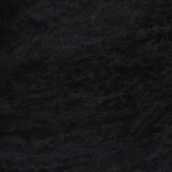 Цвет пряжи Aura Yarns Fashion Mur Miu оттенок 08.099 Black, крупно