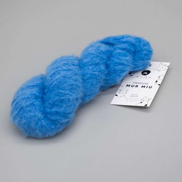 Купить пряжу Aura Yarns Fashion Mur Miu оттенок 08.007 Blue Bells в Калининграде