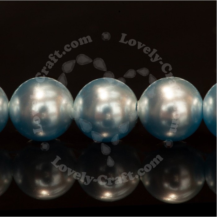 Купить кристальный круглый жемчуг для создания украшений SWAROVSKI 5810 6 мм Light Blue #302 в Калининграде или с доставкой по всей России