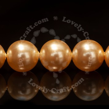 Жемчуг SWAROVSKI круглый 6 мм (Light Gold #539), 10 бусин