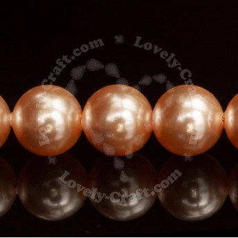 Жемчуг SWAROVSKI круглый 6 мм (Peach #300), 10 бусин