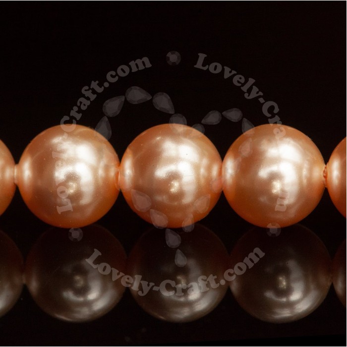 Купить кристальный круглый жемчуг для создания украшений SWAROVSKI 5810 6 мм Peach #300 в Калининграде или с доставкой по всей России