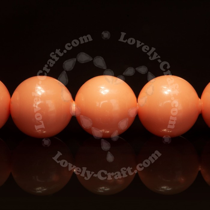 Купить кристальный круглый жемчуг для создания украшений SWAROVSKI 5810 6 мм Pink Coral #716 в Калининграде или с доставкой по всей России