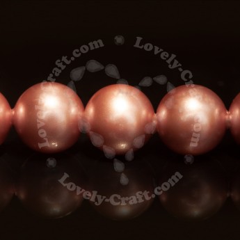 Жемчуг SWAROVSKI круглый 6 мм (Powder Rose #352), 10 бусин