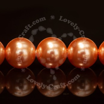 Жемчуг SWAROVSKI круглый 6 мм (Rose Peach #674), 10 бусин