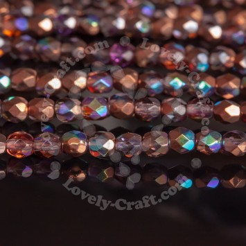 Бусины BEADSMITH Fire Polished 4 мм (#00030/98533)