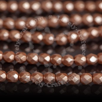 Бусины Fire Polished 4 мм цвет Champagne #70416
