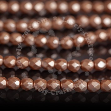 Бусины Fire Polished 4 мм цвет Champagne #70416
