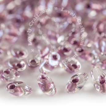Бисер MIYUKI Long Magatama SPARKLING ORCHID-LINED (#1523), 10 гр