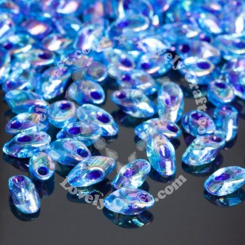 Бисер MIYUKI Long Magatama SAPPHIRE COBALT-LINED AB (#353), 10 гр