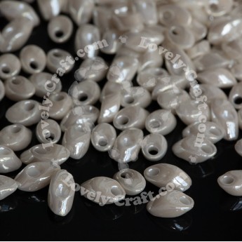 Бисер MIYUKI Long Magatama ANTIQUE IVORY PEARL CEYLON (#592), 10 гр