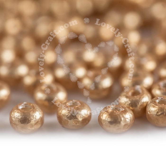 Бисер MIYUKI Baroque Pearl GOLD 6/0 #3953, 5 гр