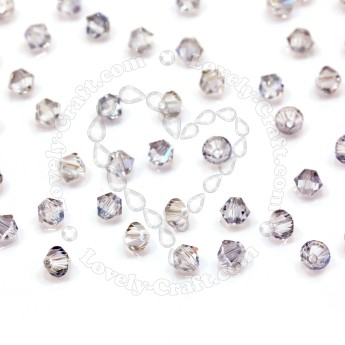 Биконусы SWAROVSKI 5328 XILION 4 мм - Crystal Blue Shade #001 Blsh, 10 бусин