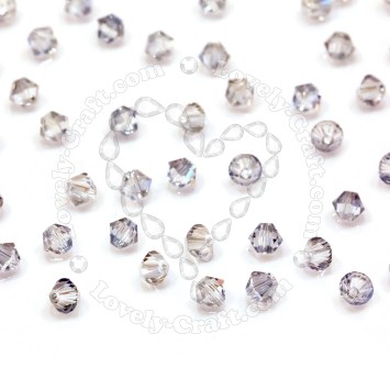 Биконусы SWAROVSKI 5328 XILION 4 мм - Crystal Blue Shade #001 Blsh, 10 бусин