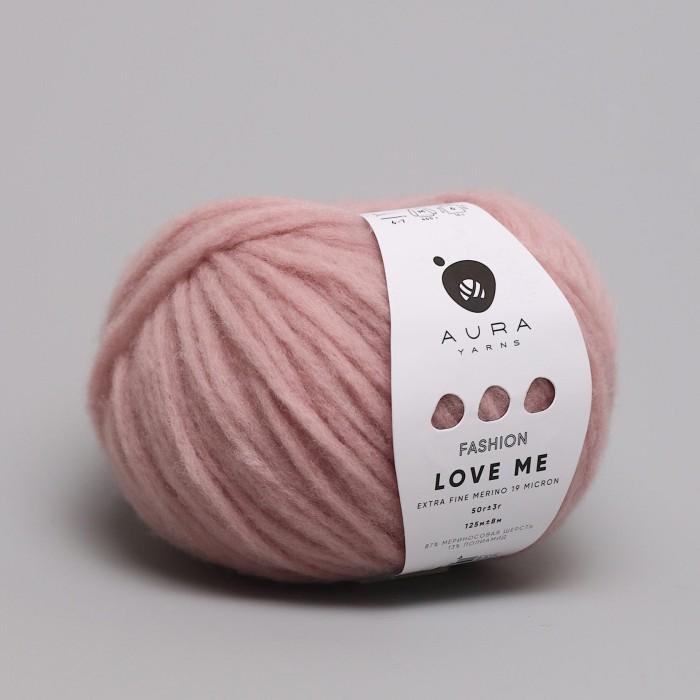 Купить пряжу Aura Yarns Fashion Love Me оттенок 1413 Rose Quartz в Калининграде
