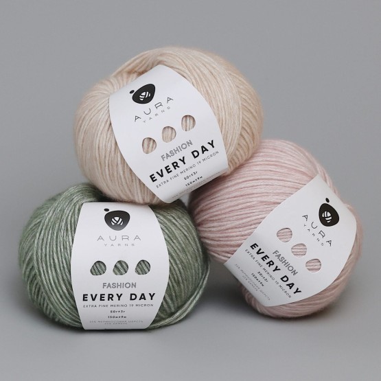 Пряжа Aura Yarns Fashion Every Day (Россия)