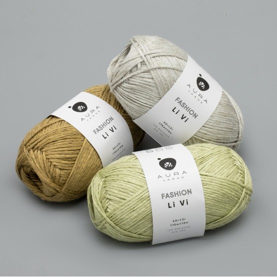 Пряжа Aura Yarns Fashion Li Vi (Россия)
