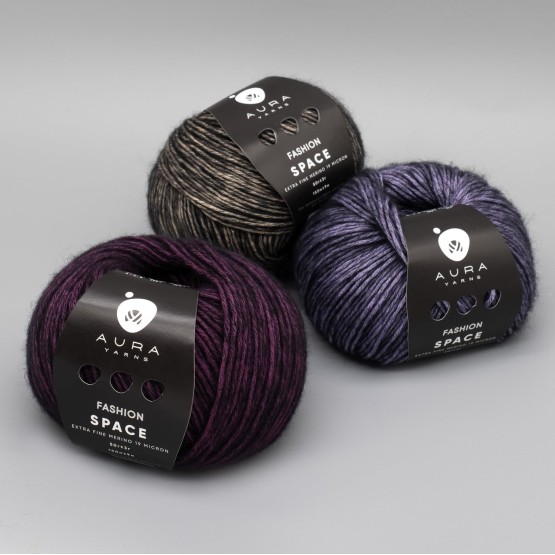 Пряжа Aura Yarns Fashion Space (Россия)