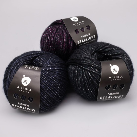 Пряжа Aura Yarns Fashion Starlight (Россия)