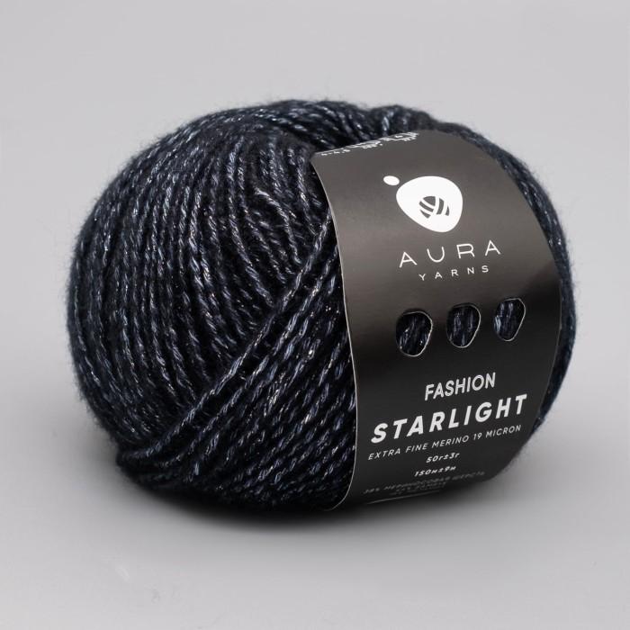 Купить пряжу Aura Yarns 🧶 Fashion Starlight цвет 1446 Sky 🧡 в Калининграде