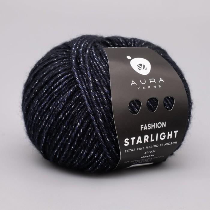 Купить пряжу Aura Yarns 🧶 Fashion Starlight цвет 1429 Jeans 🧡 в Калининграде