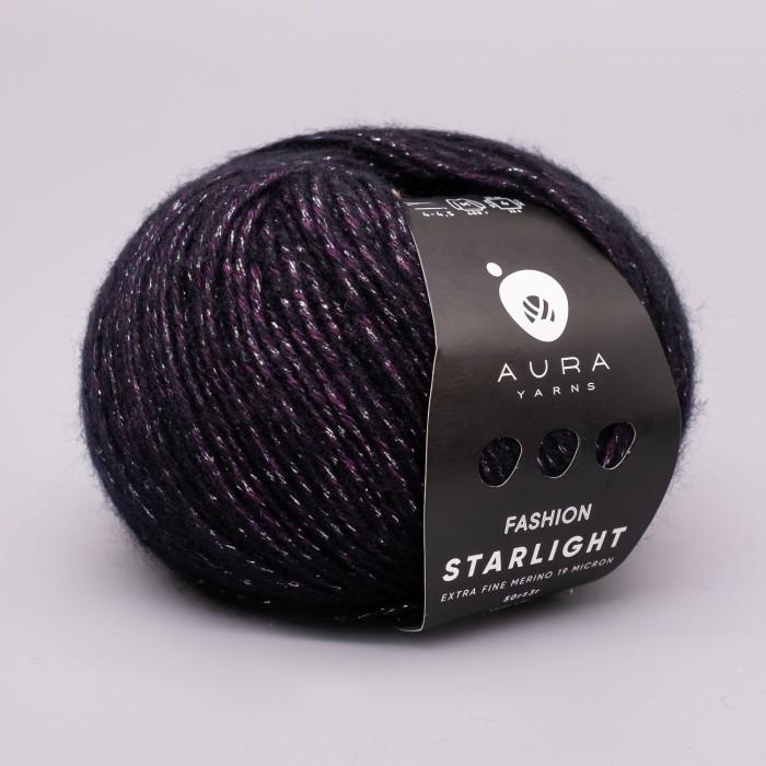 Купить пряжу Aura Yarns 🧶 Fashion Starlight цвет 1424 Sangria 🧡 в Калининграде