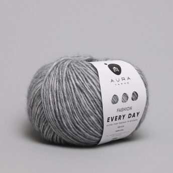Aura Yarns Fashion Every Day цвет 1412 Ash