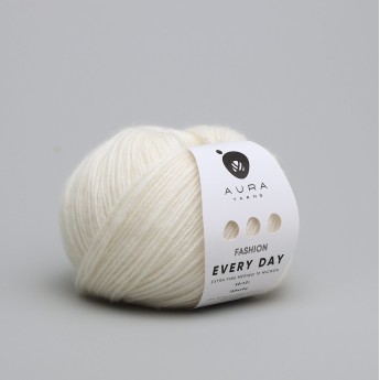 Aura Yarns Fashion Every Day цвет 1411 Cream