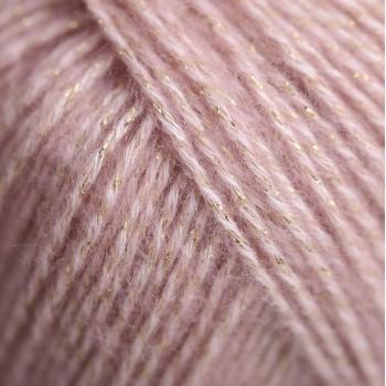 Цвет пряжи Aura Yarns Fashion Shiny Day оттенок 1413 Rose Quartz, крупно