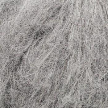 Цвет пряжи Aura Yarns Fashion Touch Me оттенок 07.002 Silver Grey, крупно