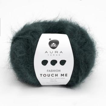 Моток пряжи Aura Yarns Fashion Touch Me, оттенок 07.008 Pine, крупно