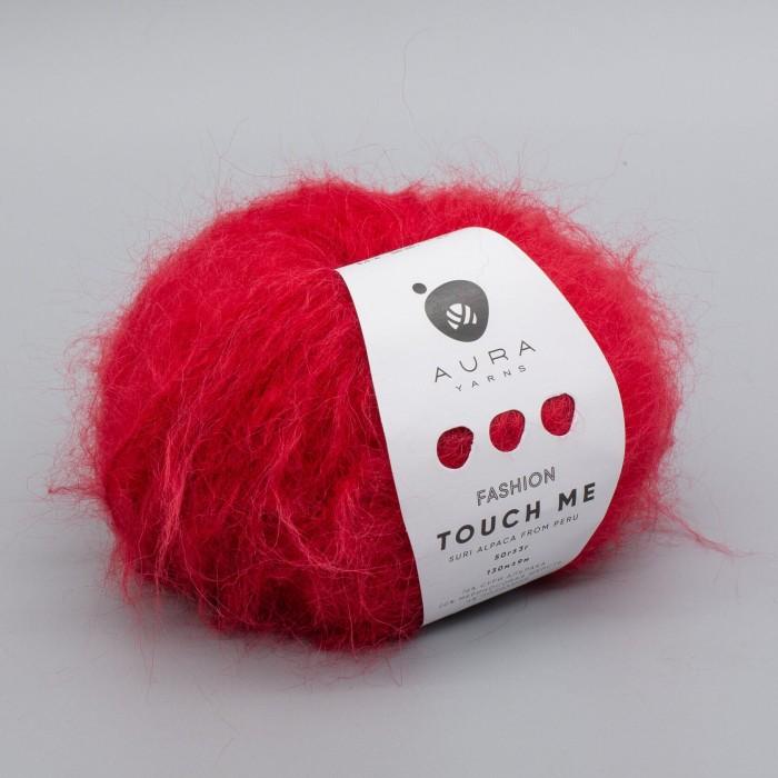 Купить пряжу Aura Yarns Fashion Touch Me оттенок 07.012 Red Tango в Калининграде