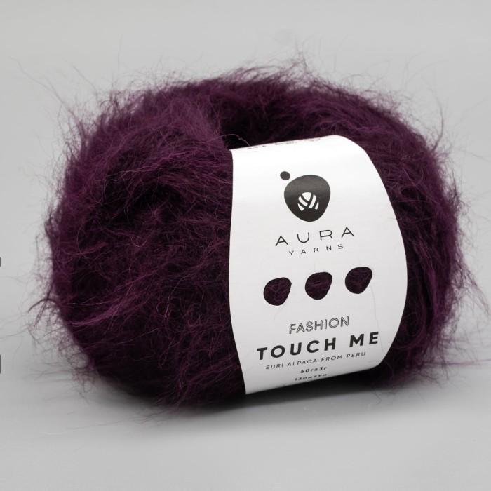 Купить пряжу Aura Yarns Fashion Touch Me оттенок 07.013 Burgundy в Калининграде