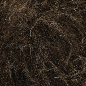 Цвет пряжи Aura Yarns Fashion Touch Me, оттенок 07.004 Dark Chocolate, крупно