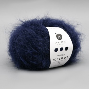 Купить пряжу Aura Yarns Fashion Touch Me оттенок 07.007 Navy Blue в Калининграде