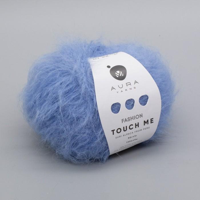 Купить пряжу Aura Yarns 🧶 Fashion Touch Me цвет 07.009 Blue Fog 🧡 в Калининграде